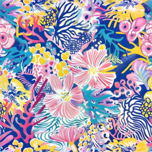 Floral preset print 19166