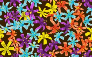 Floral preset print 19254
