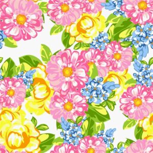 Floral preset print 19256