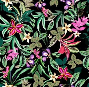 Floral preset print 19399