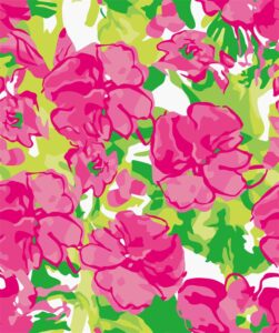 Floral preset print 19420