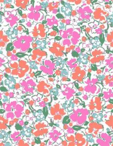 Floral preset print 19750