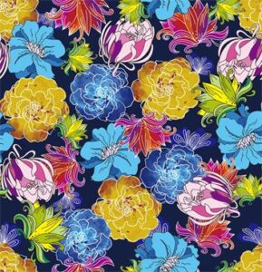 Floral preset print 19822