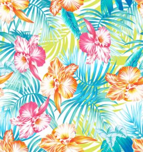 Floral preset print 19884