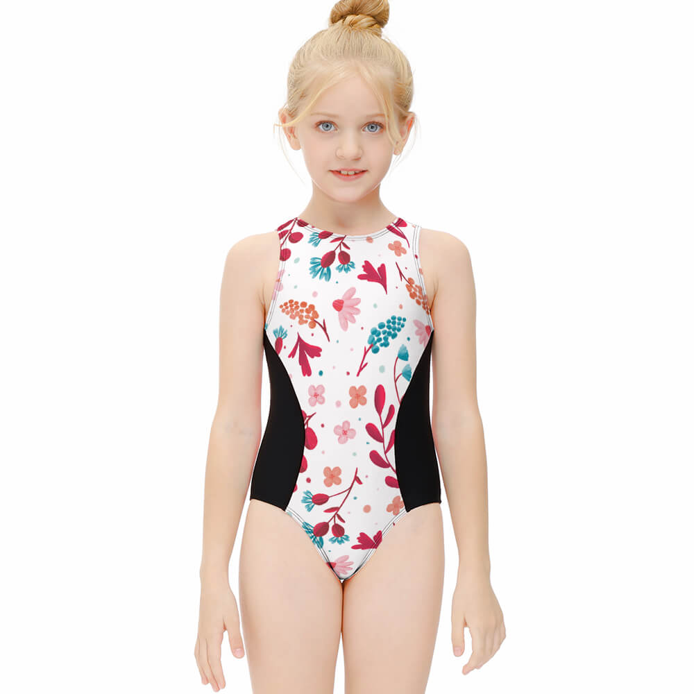 Custom Girls’ Back-Zip One-Piece Swimsuit — image 3
