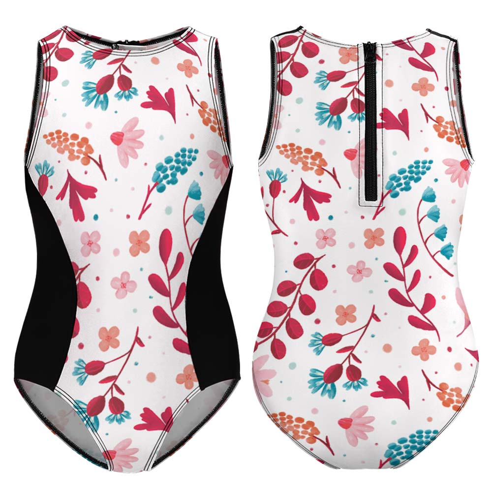 Custom Girls’ Back-Zip One-Piece Swimsuit — image 7