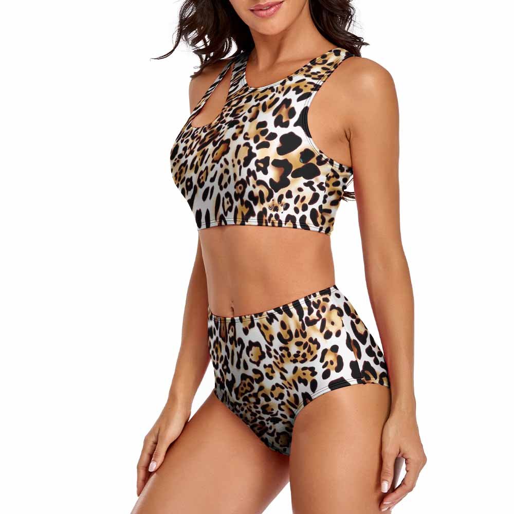 Custom Tummy-Control High-Waisted Two-Piece Swimsuit — image 4