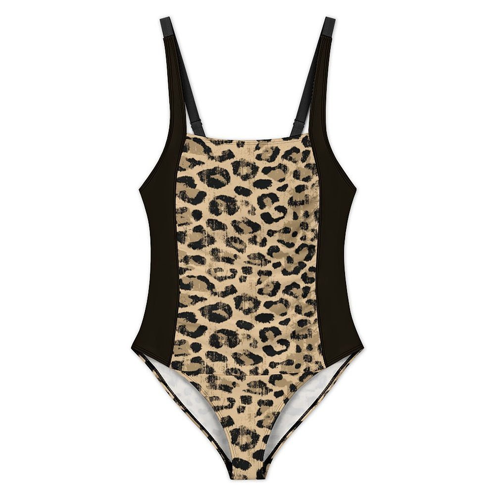 Custom Square-Neck Tummy-Control One-Piece Swimsuit — image 4