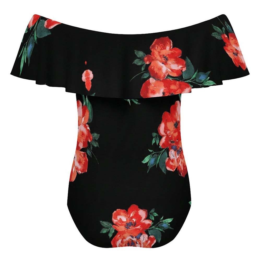 Custom One-Shoulder Ruffle One-Piece Swimsuit — image 7