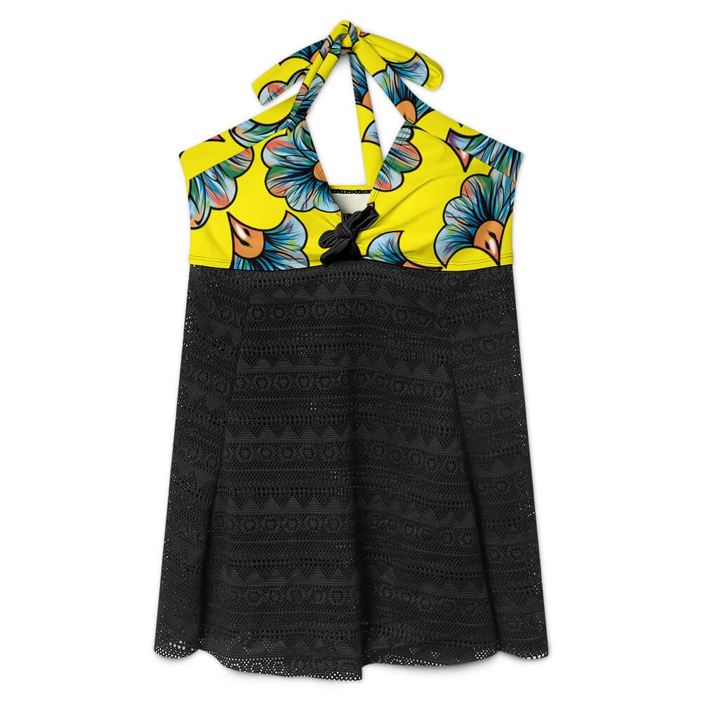 Custom Halter-Neck Two-Piece Swimsuit — image 3