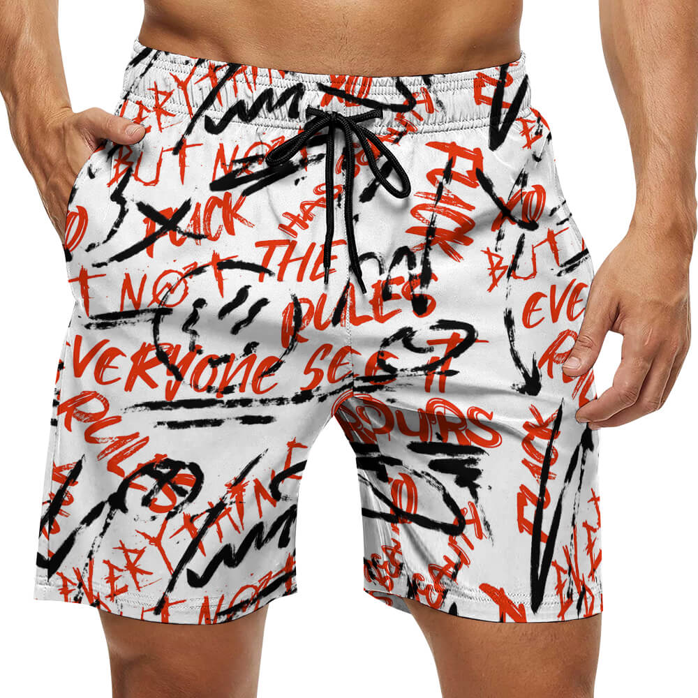 Custom Men’s Peach-Skin Beach Shorts
