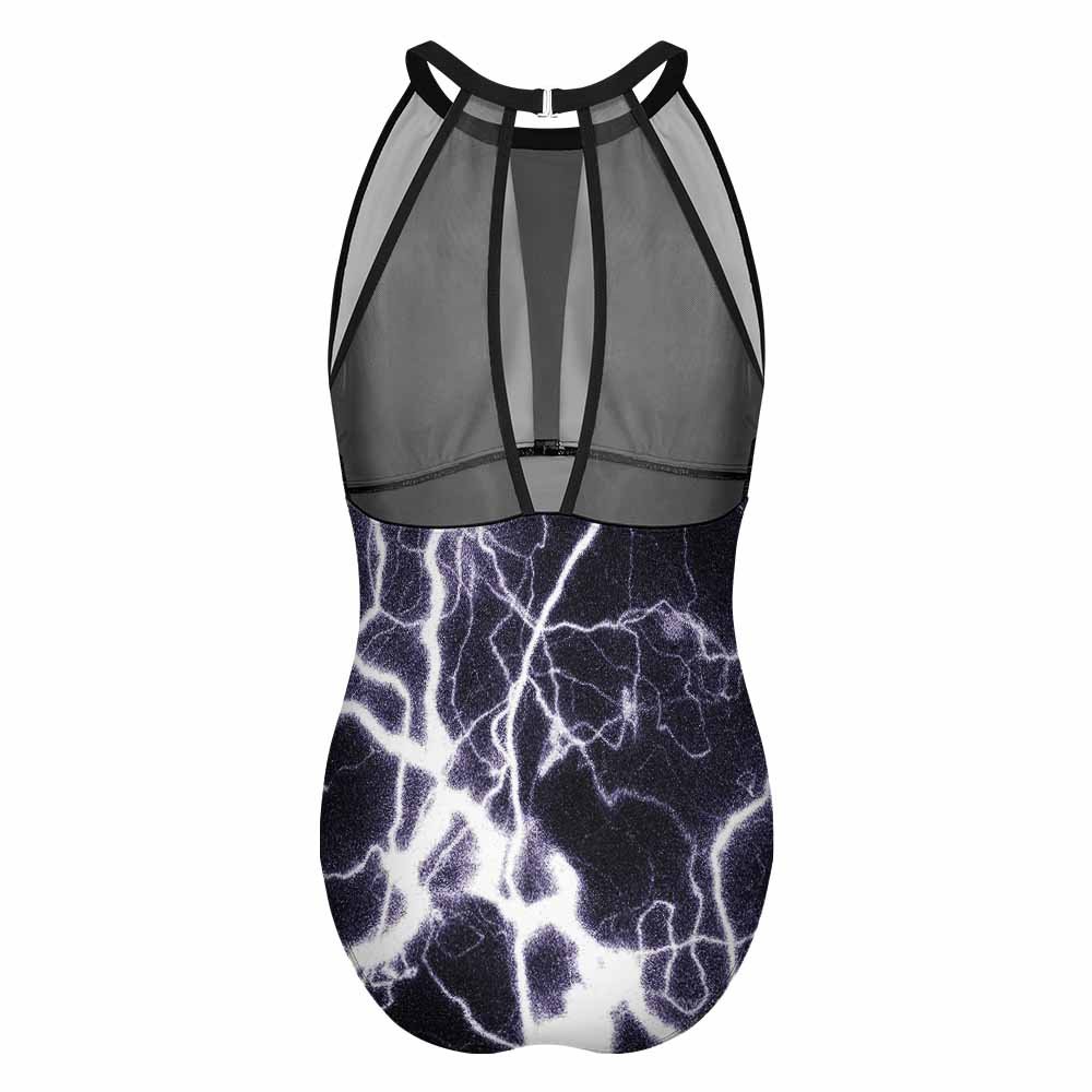 Custom Mesh One-Piece Swimsuit — image 5