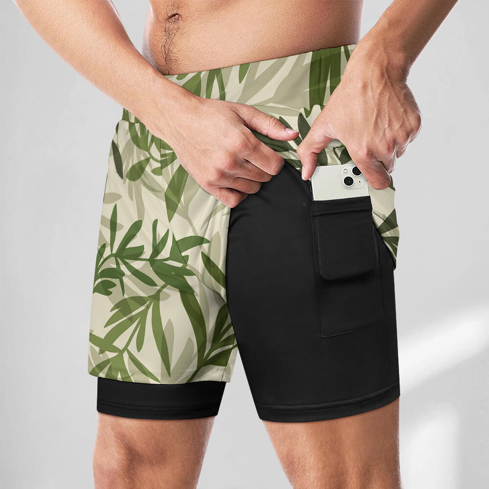 Custom Men’s Sports Beach Shorts with Towel Loop — image 3
