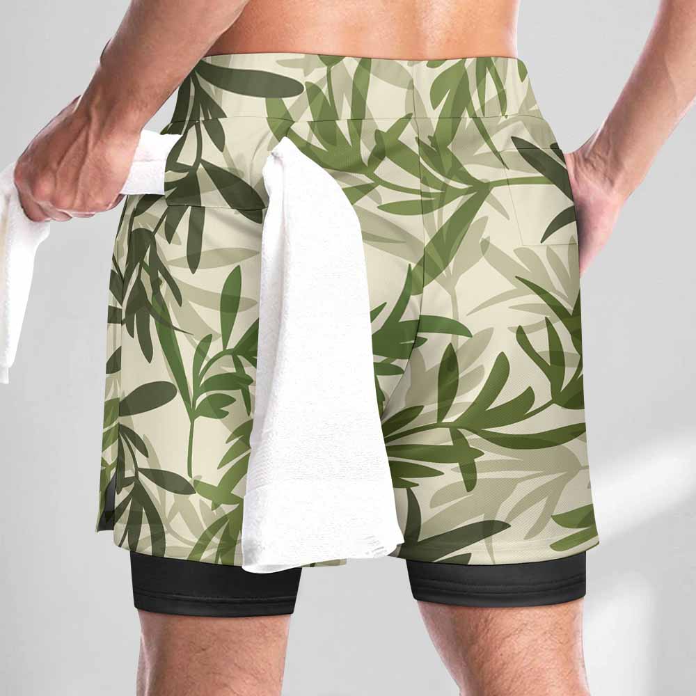 Custom Men’s Sports Beach Shorts with Towel Loop — image 4