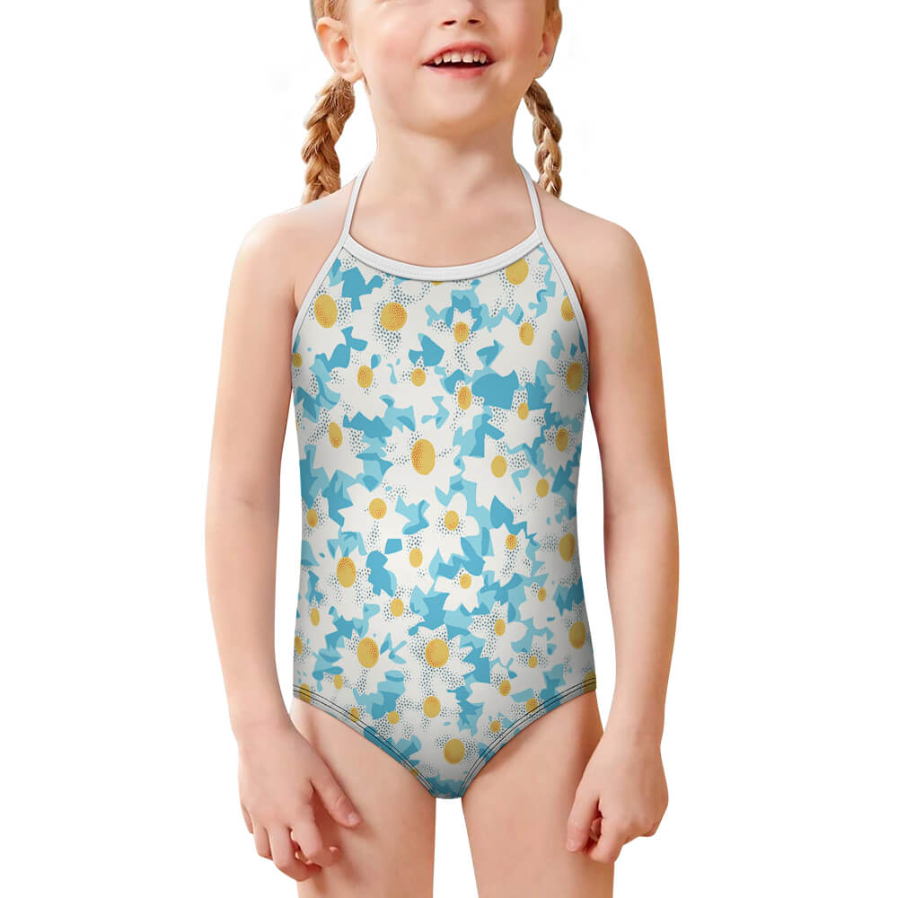 Custom Kids’ Tie-Strap One-Piece Swimsuit