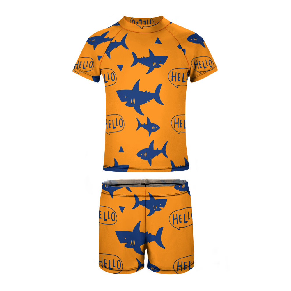 Custom Kids’ Short-Sleeve Swim Set — image 6