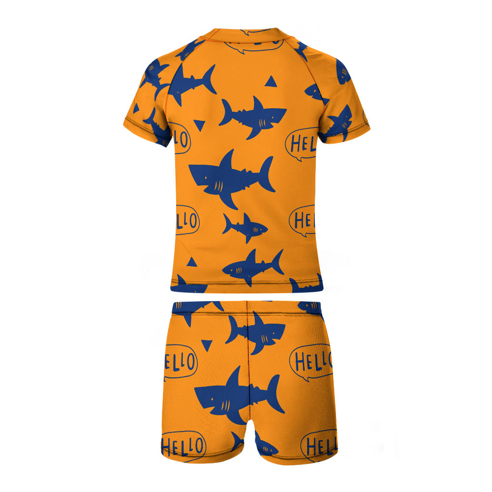 Custom Kids’ Short-Sleeve Swim Set — image 7