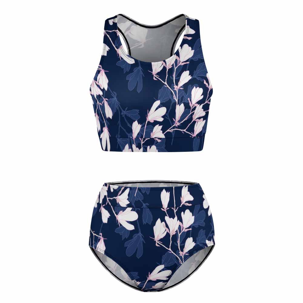 Custom High-Neck High-Waisted Bikini Set — image 8