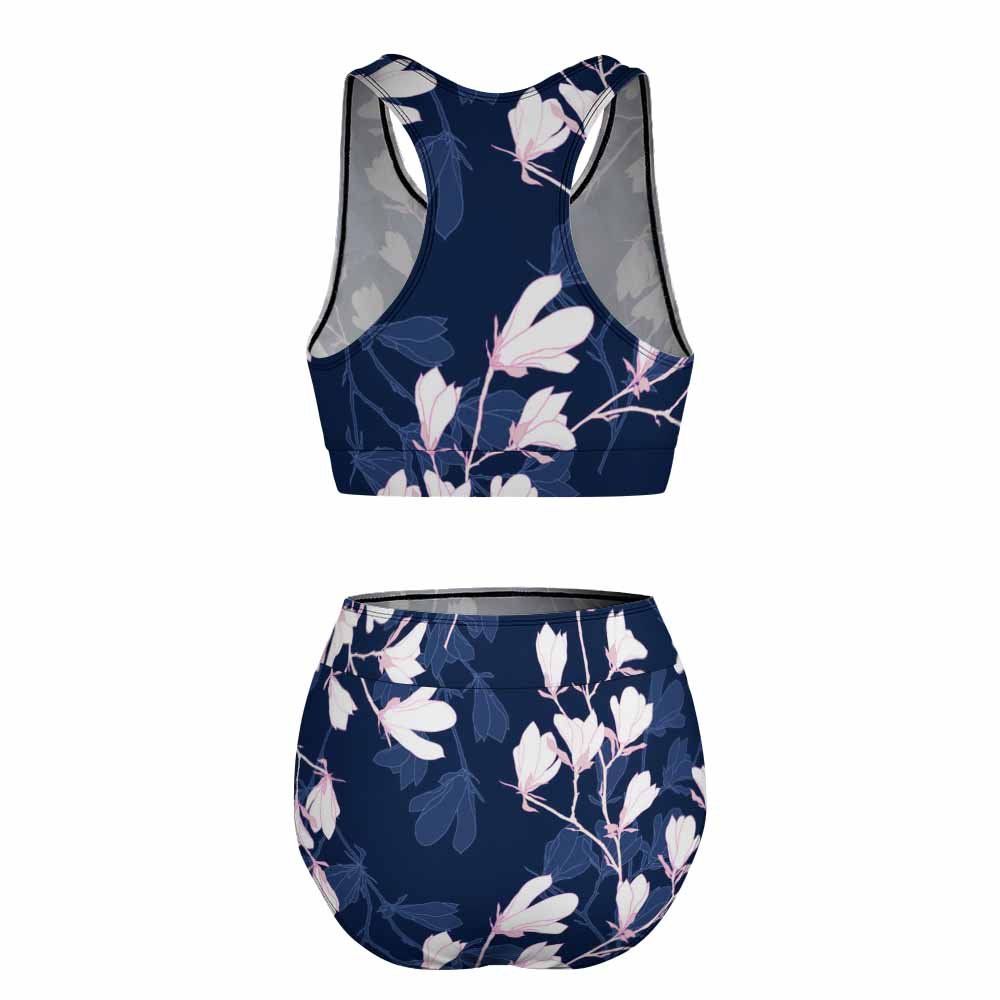 Custom High-Neck High-Waisted Bikini Set — image 9