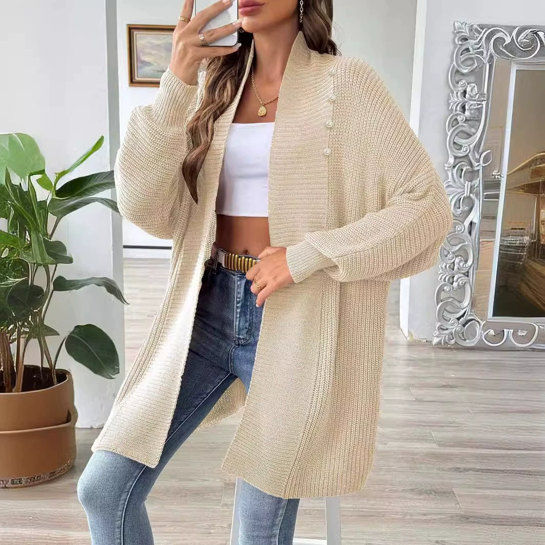 Women's Longline Cardigan with Buttons view 3