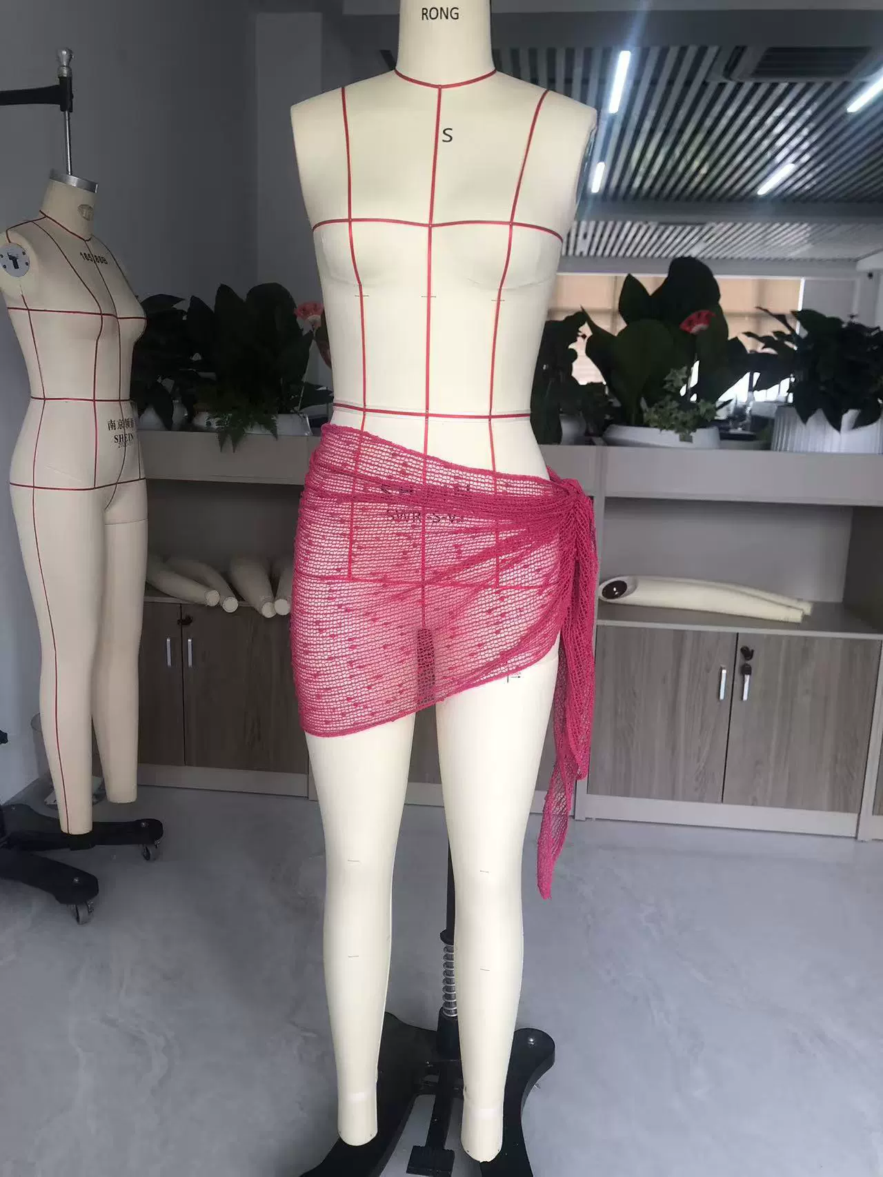 Tie-side Sheer Beach Wrap Skirt view 19