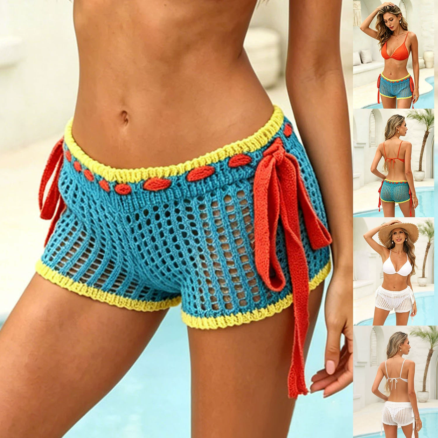 Drawstring Cover-Up Shorts