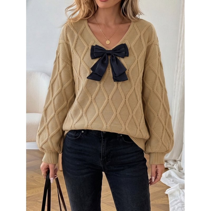 Khaki (Black Bow)
