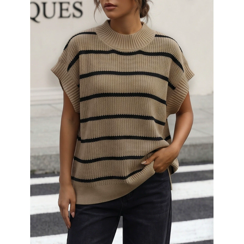 Relaxed Fit Crew Neck Knit Top view 10