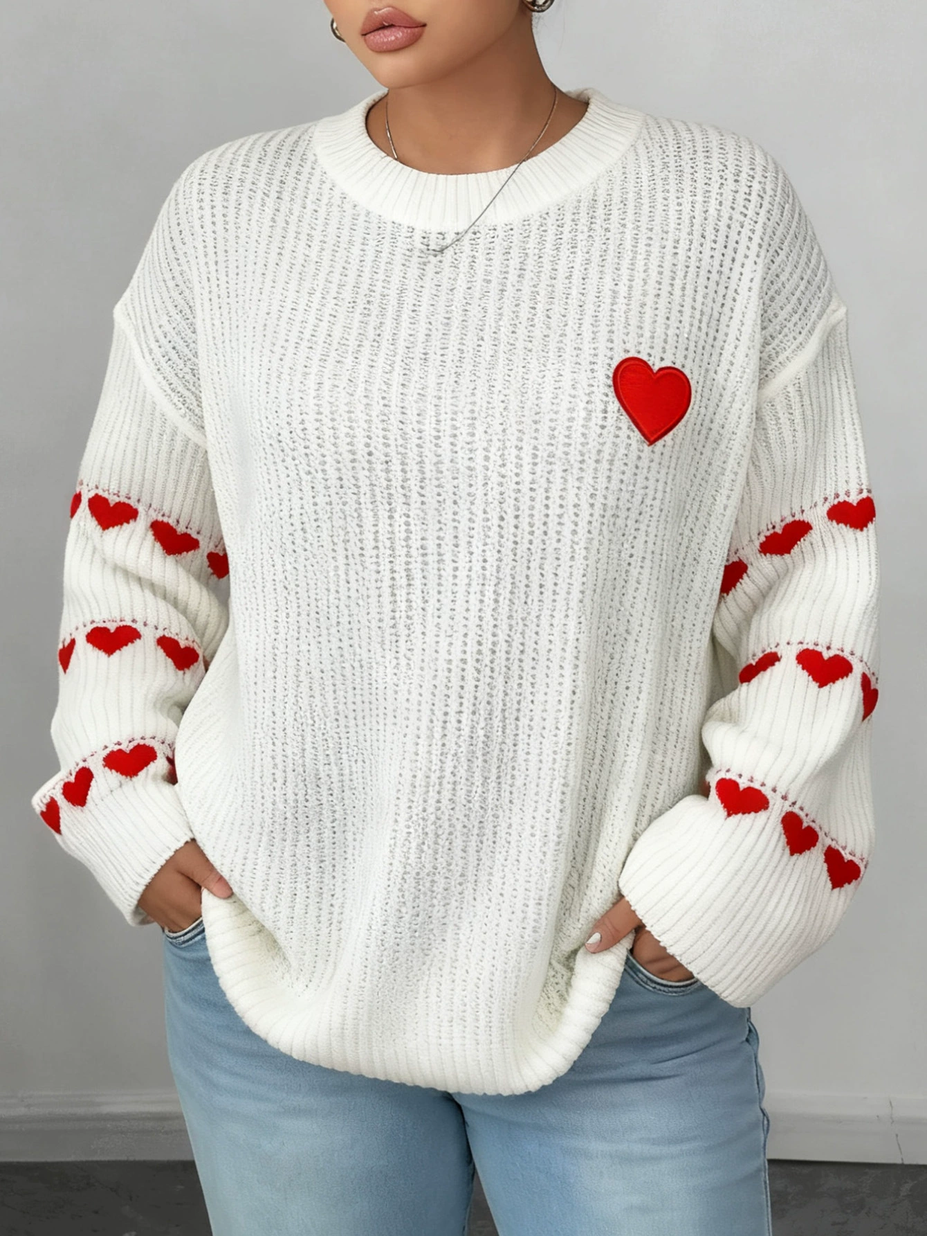 Relaxed Crewneck Pullover Sweater view 6