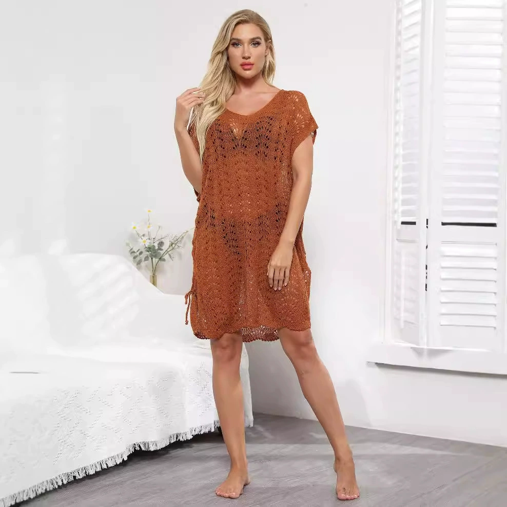 Crochet Beach Cover-Up Dress view 2