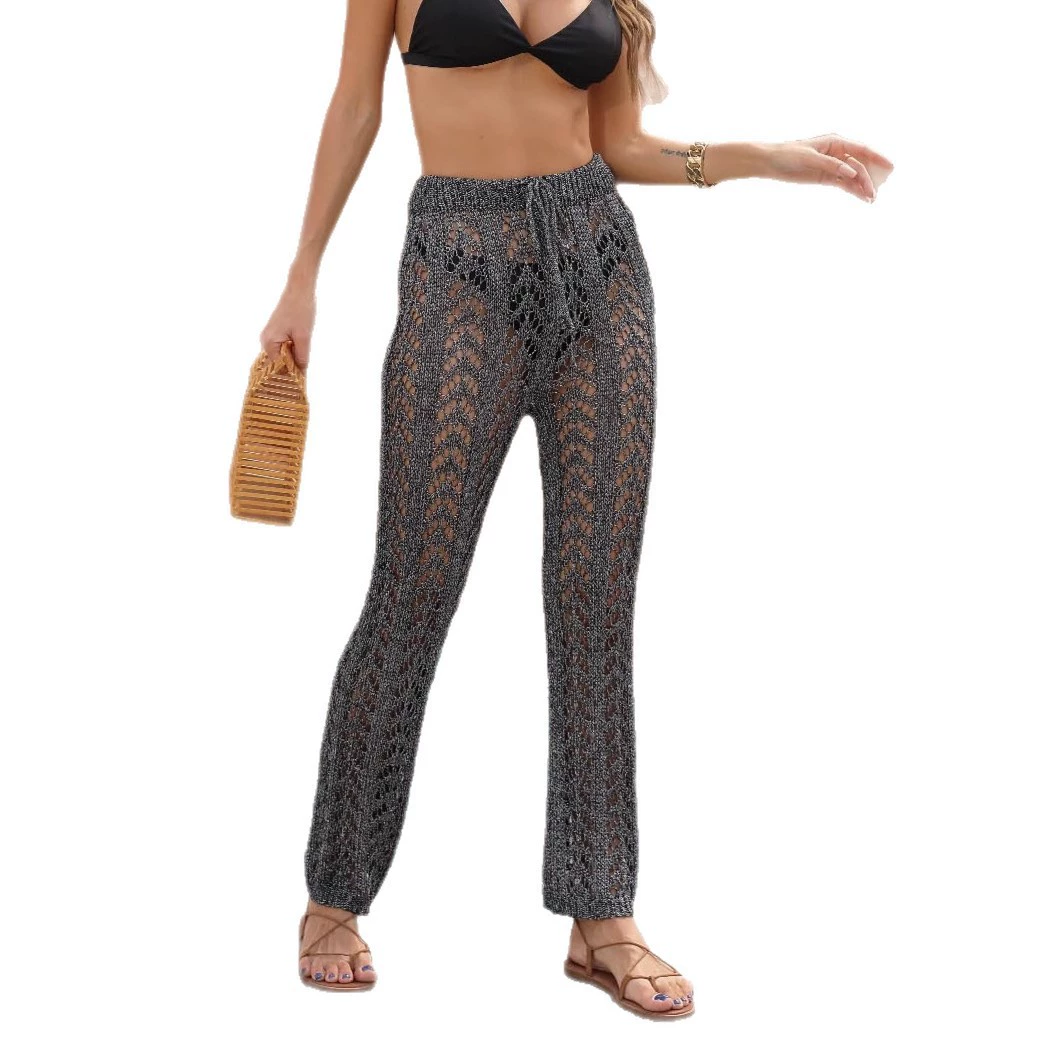 Drawstring Waist Cover-Up Pants view 5