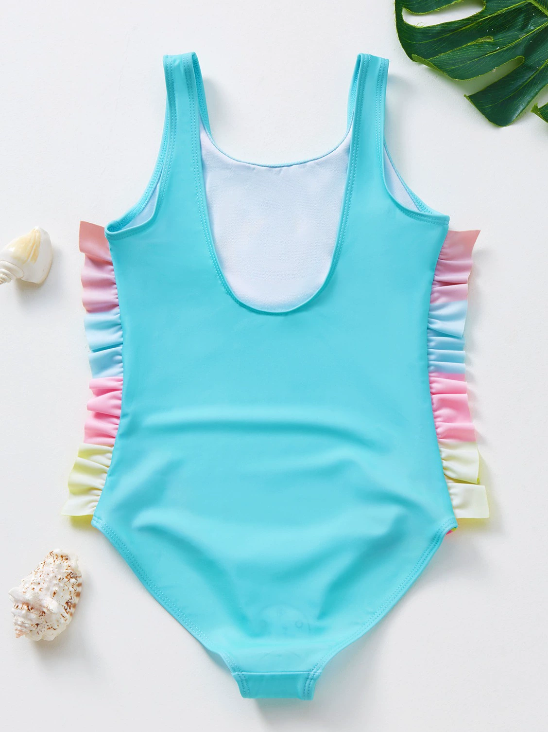 Girls Ruffle One-Piece Swimsuit