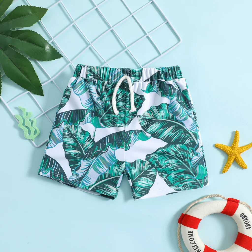 Boys' Drawstring Swim Shorts