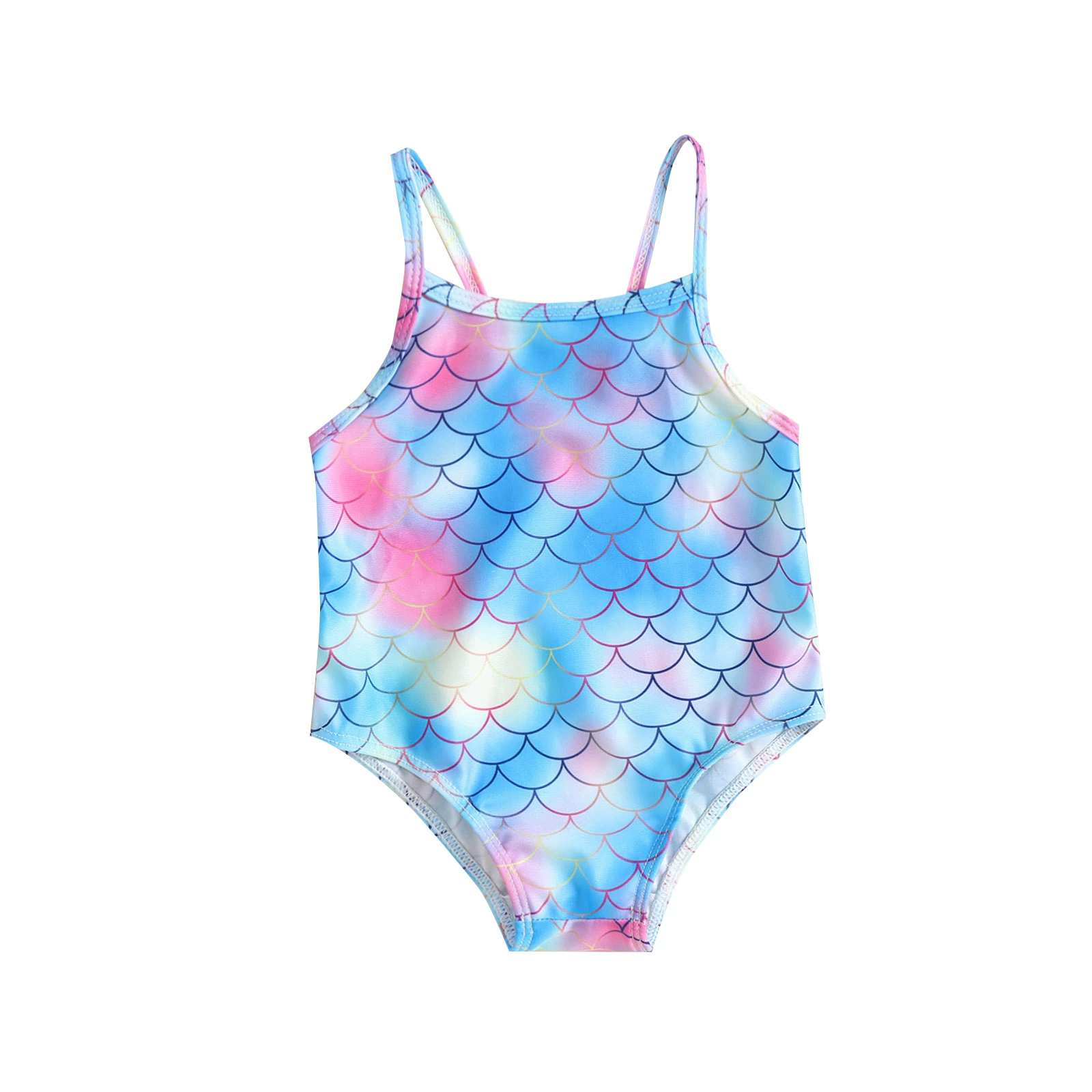 Girls' One-Piece Swimsuit with Spaghetti Straps view 5
