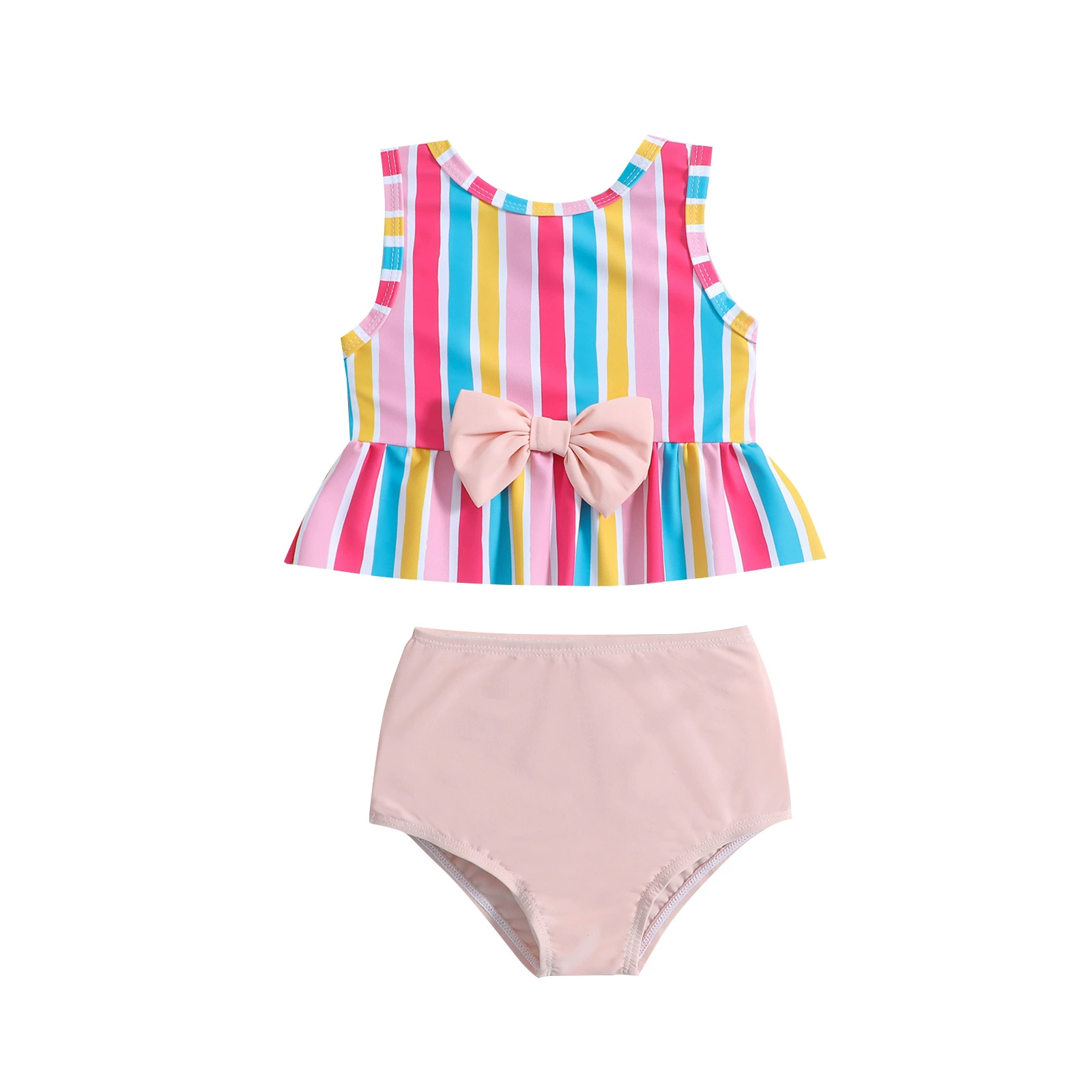 Girls Two-Piece Tankini Swimwear Set view 5