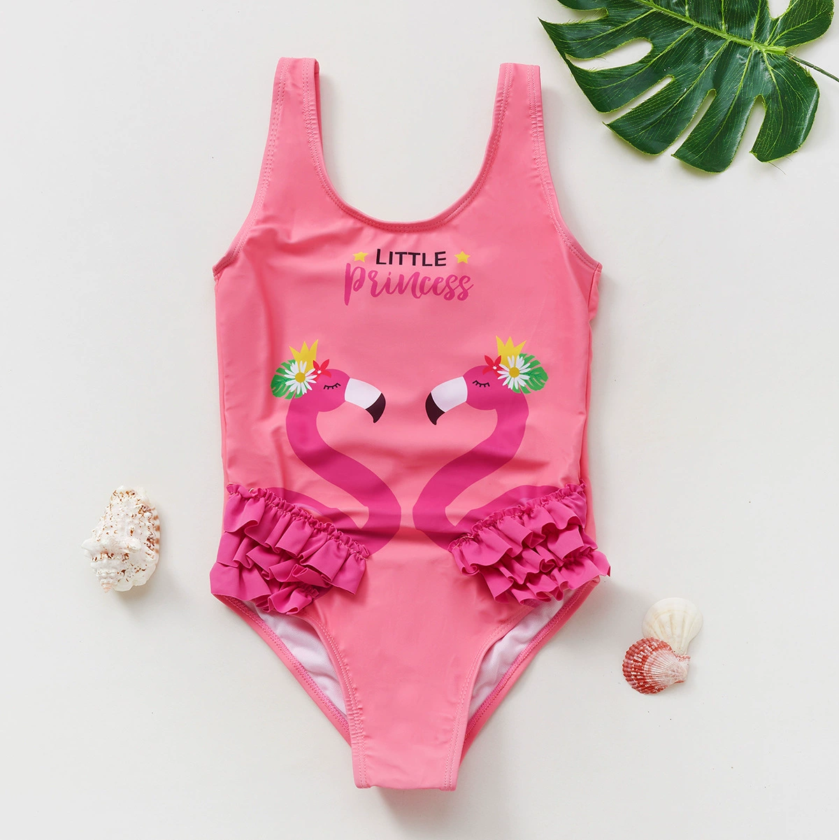 Girls Ruffle One-Piece Swimsuit view 6