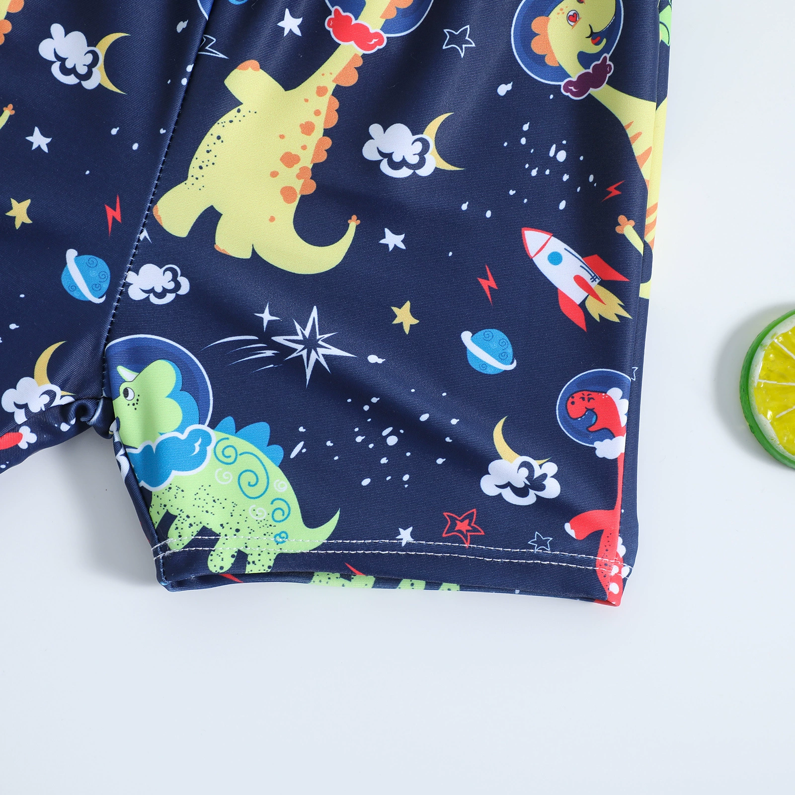 Toddler Boys Swim Shorts with Drawstring Waist view 4