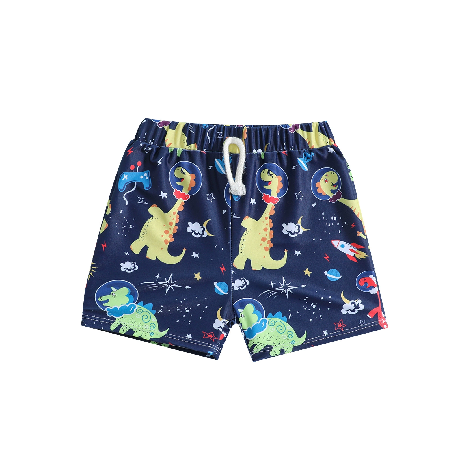 Toddler Boys Swim Shorts with Drawstring Waist view 5