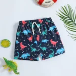 Boys Boxer Swim Shorts with Drawstring