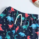 Boys Boxer Swim Shorts with Drawstring view 3