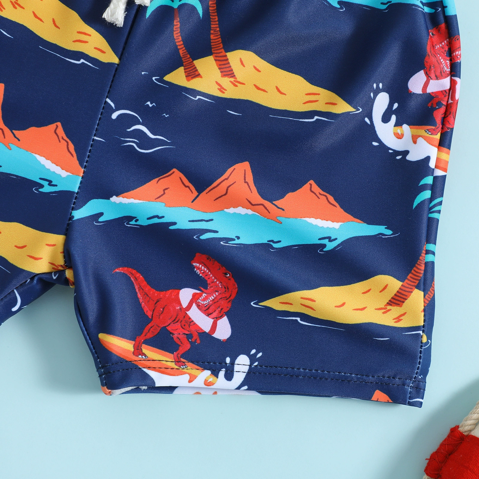 Boys Drawstring Swim Shorts view 4