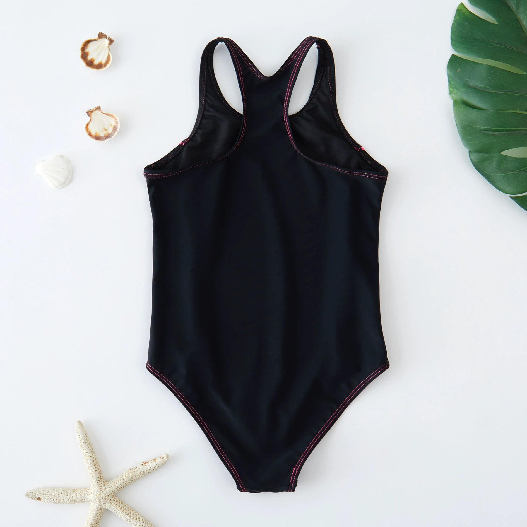 Girls Racerback One-Piece Swimsuit