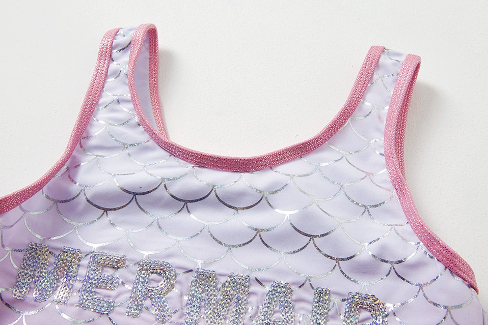 Girls One-Piece Swimsuit with Wide Straps view 3