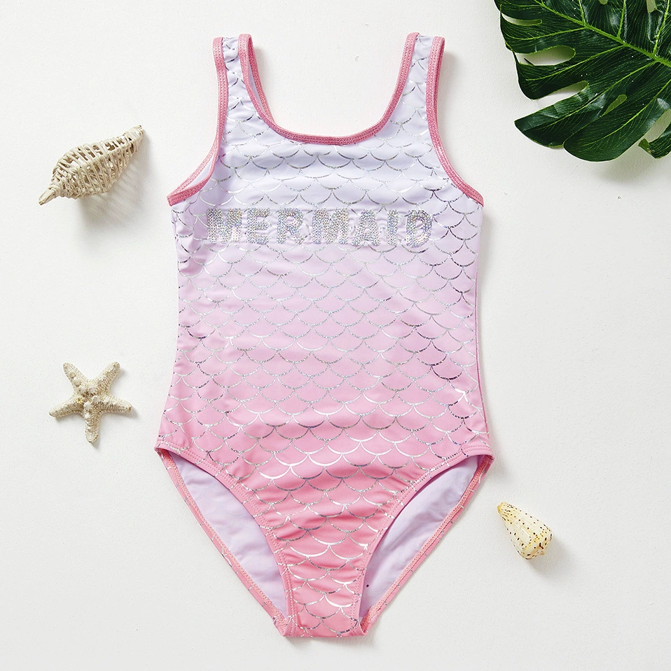 Girls One-Piece Swimsuit with Wide Straps view 6