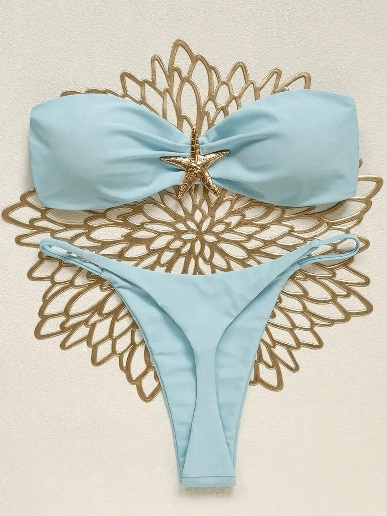 Starfish Charm Bandeau Bikini Set