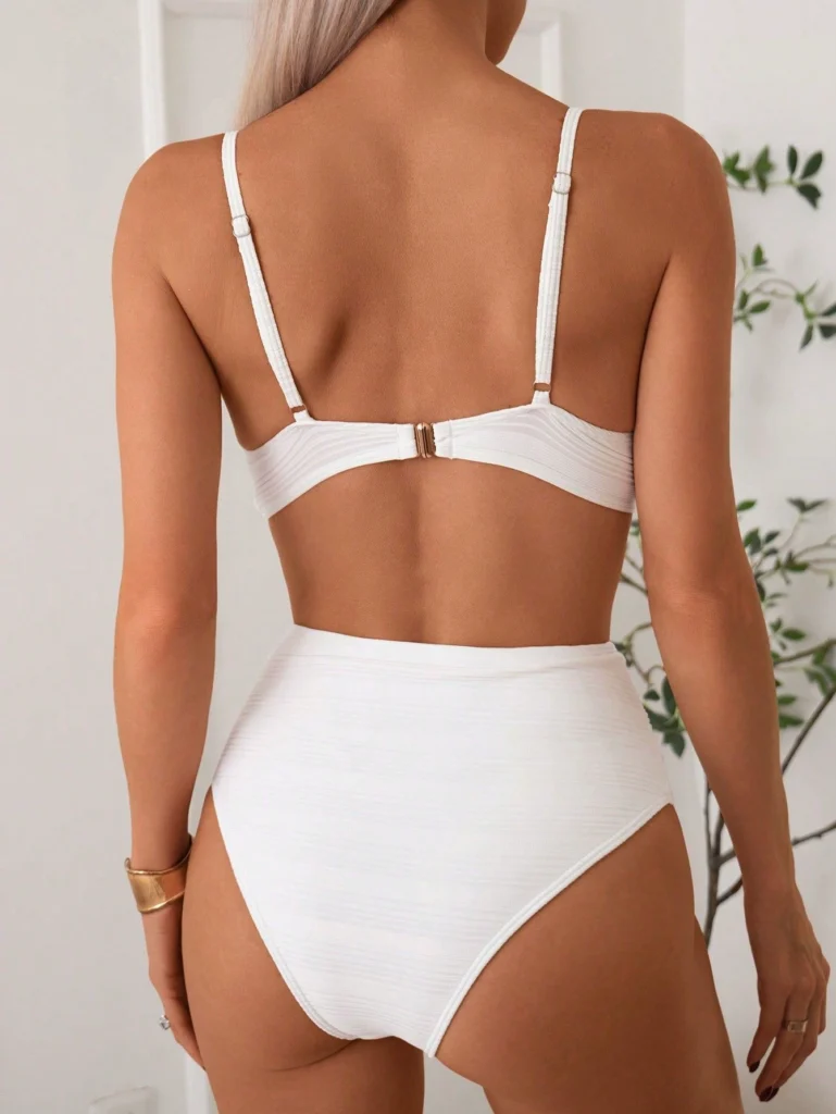 Wrap Bikini Set with High-Waisted Bottoms view 2