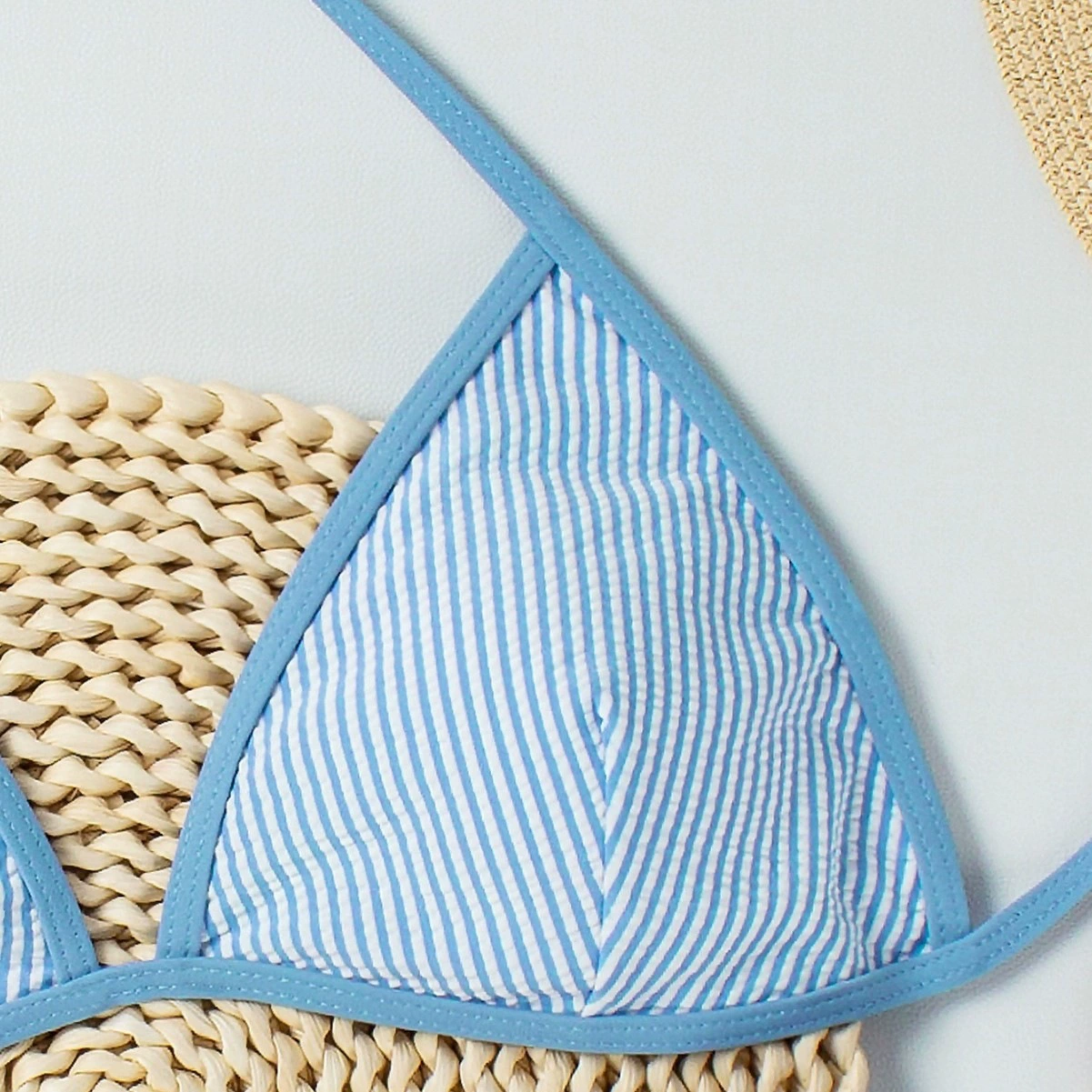 Halter Tie Triangle Bikini Set