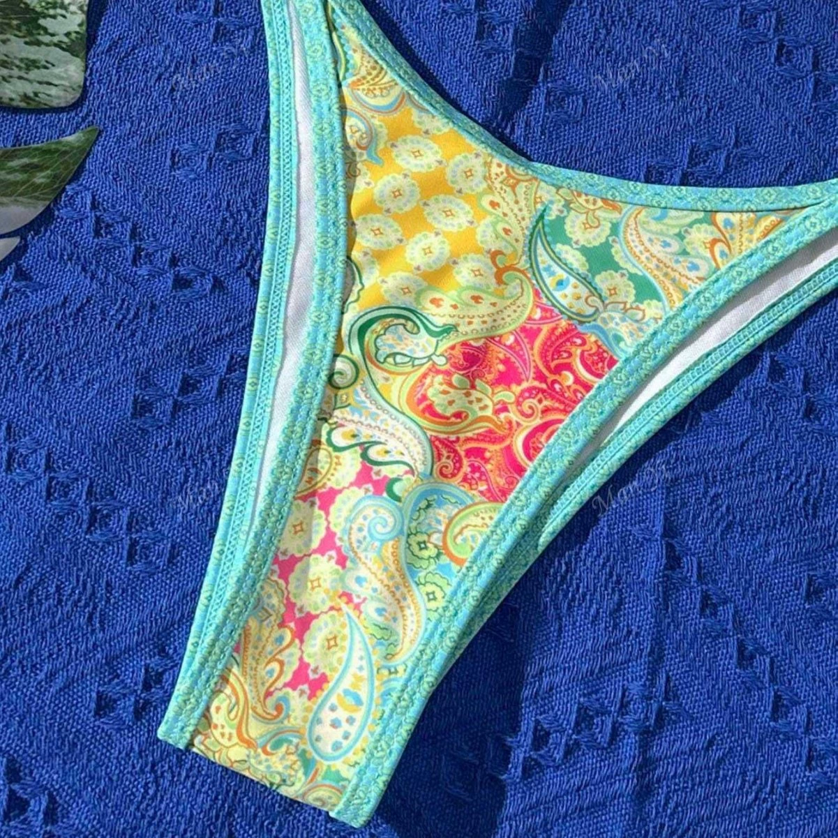 Triangle Top and Side-Tie Bottom Bikini Set view 4