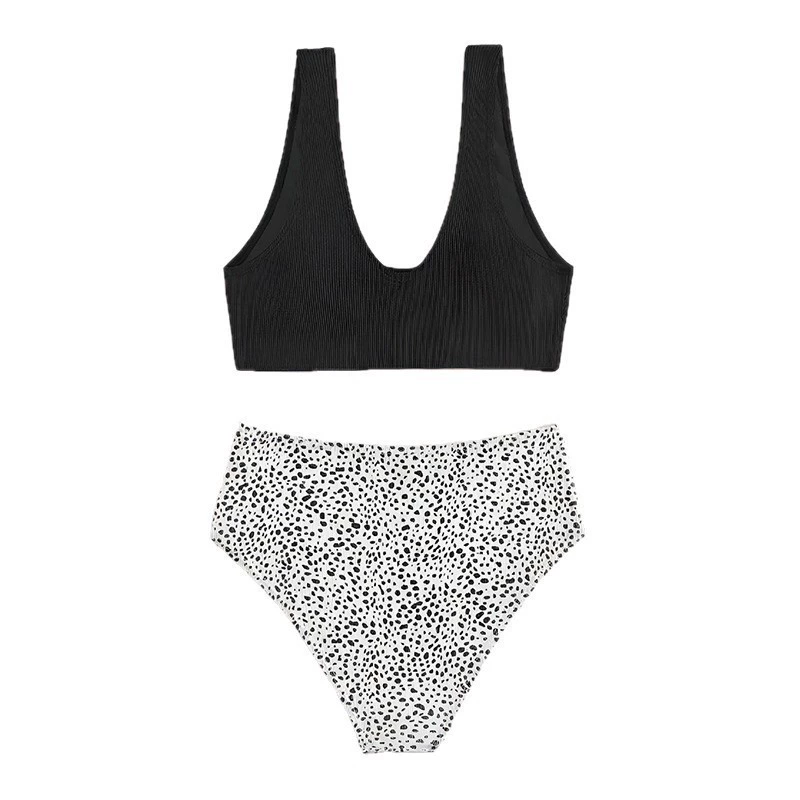 Square Neck High Waist Bikini Set view 5