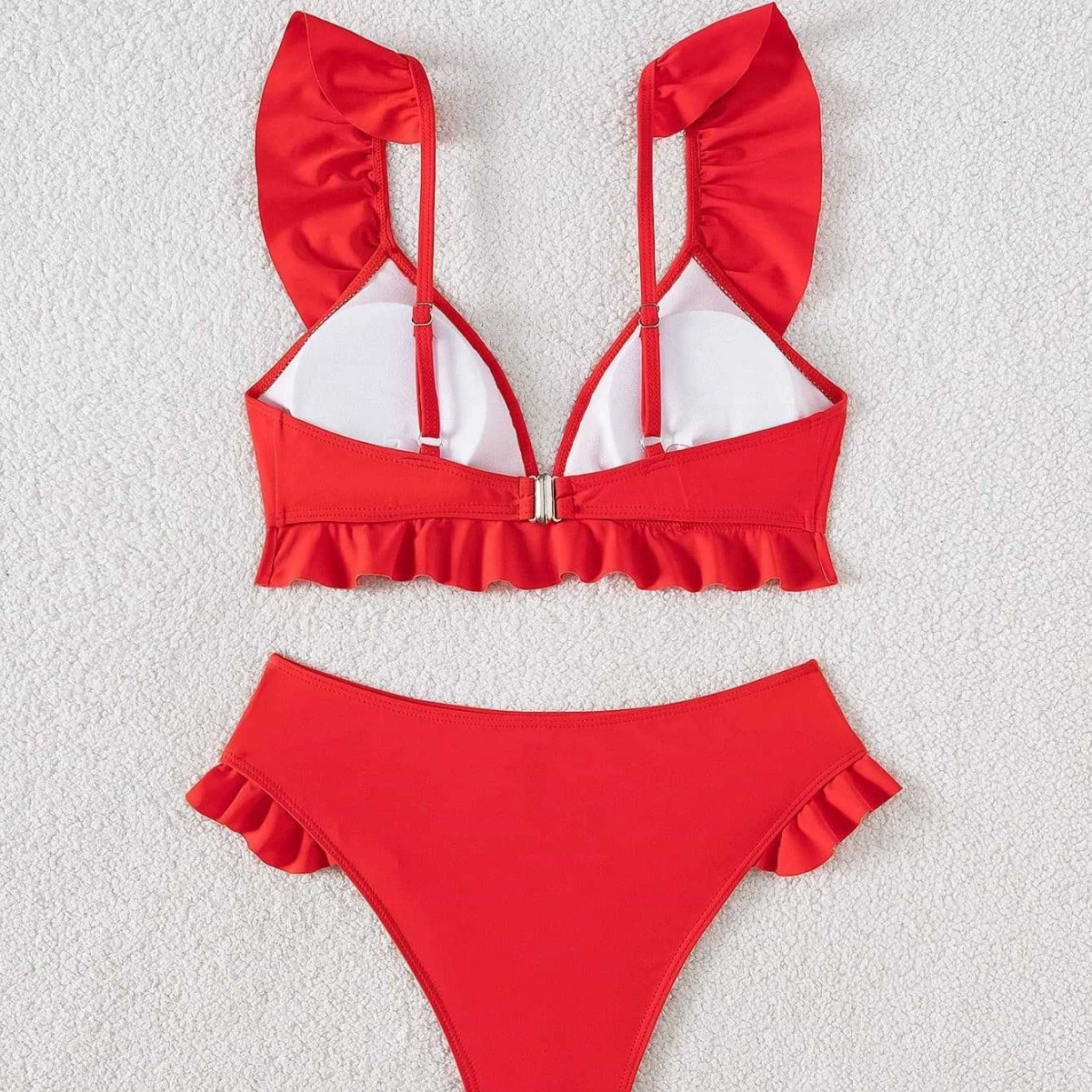 Women's Ruffle Trim Two-Piece Bikini Set view 4